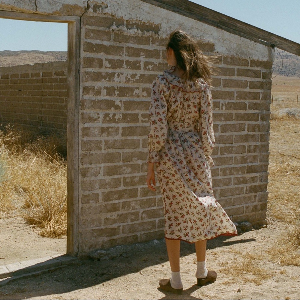 New w/out tag Doen RIETTA DRESS XS 100% Ramie